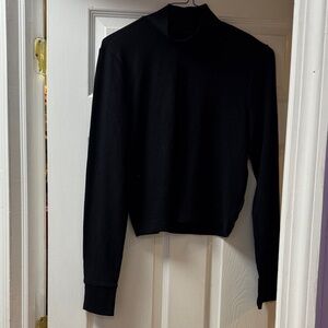 American Eagle Outfitters Black Long Sleeve Top